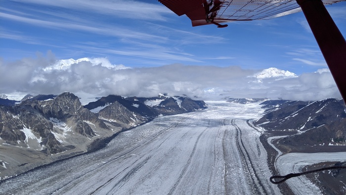 Ruth Glacier landing