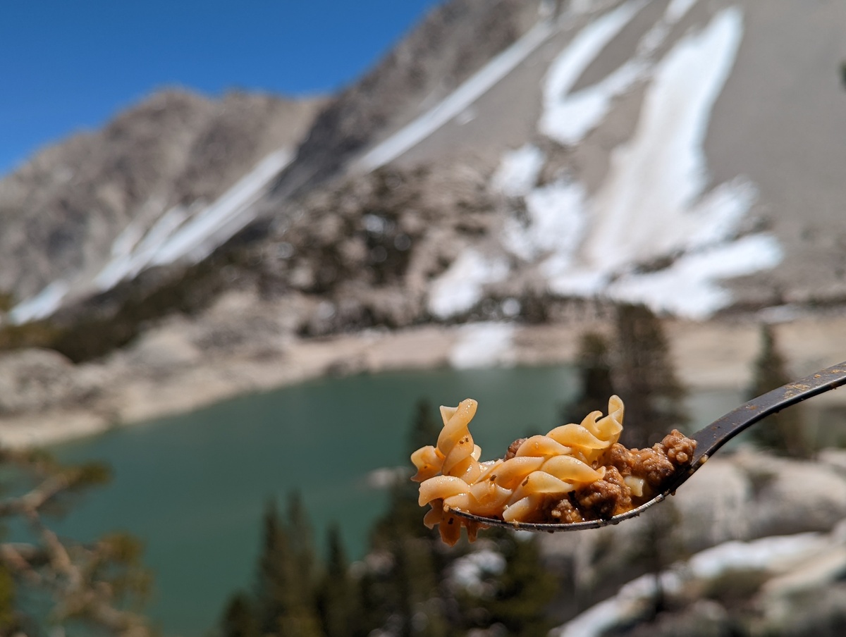 Lunch at the Big Pine Lakes