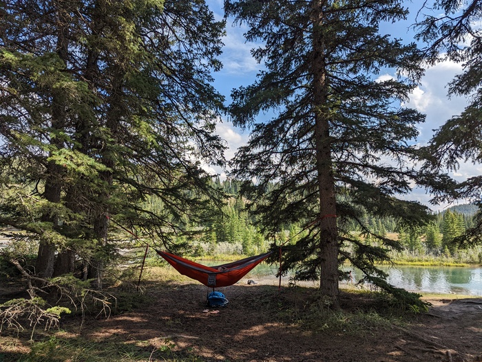 Hammock for a nap by the lake