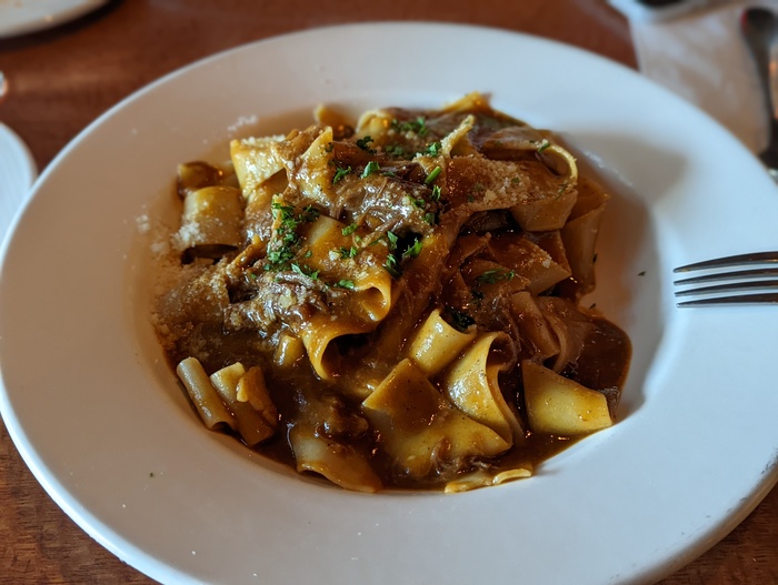 Alba oxtail pasta