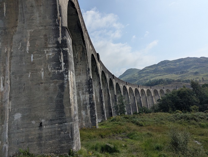 Under the viaduct