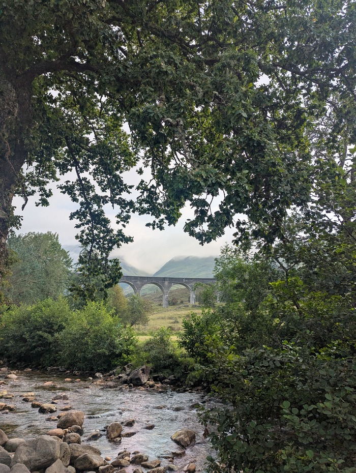 Glenfinnan Viaduct from the river