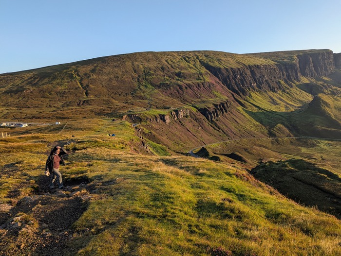 First light on the Quiraing cliffs